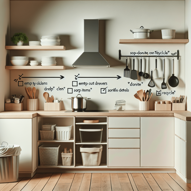 Step by Step Guide to Declutter Your Kitchen