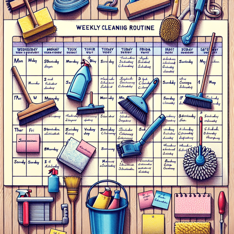 Weekly Cleaning Routine