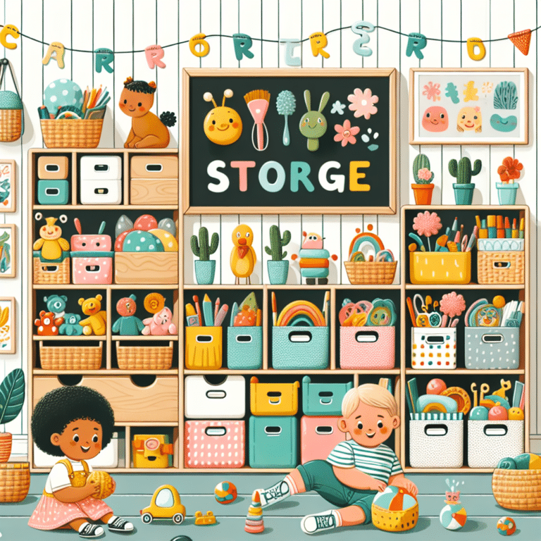 Fun and Creative Storage Ideas for Kid's Rooms