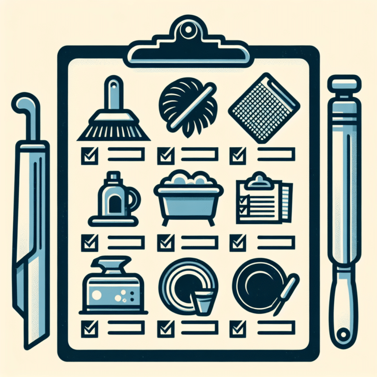 Cleaning Checklist Printable