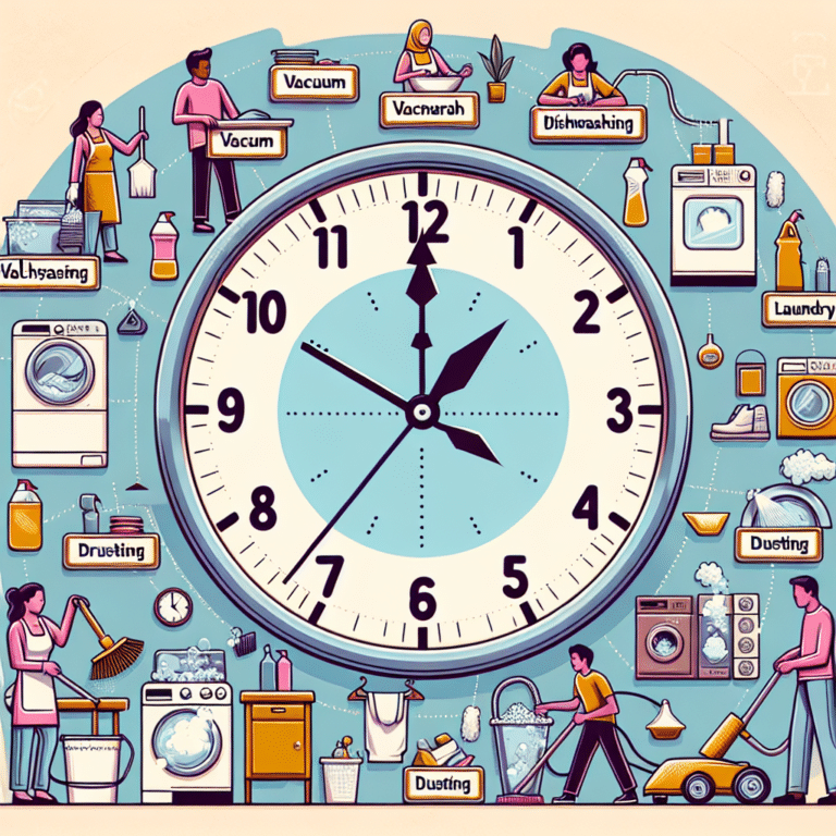 Cleaning Schedule for Busy People