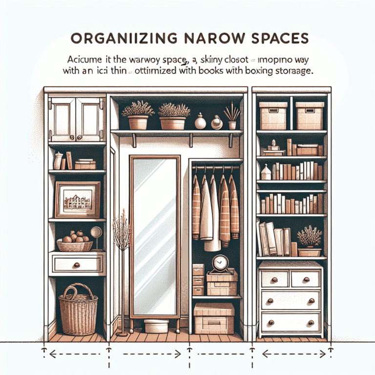 Organizing Narrow Spaces