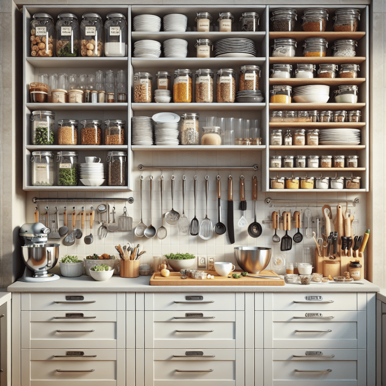 Efficient Strategies for a Clutter-free Kitchen