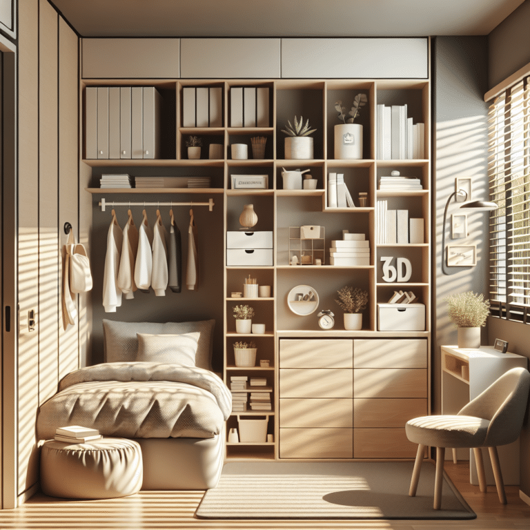 Organizing a Small Bedroom